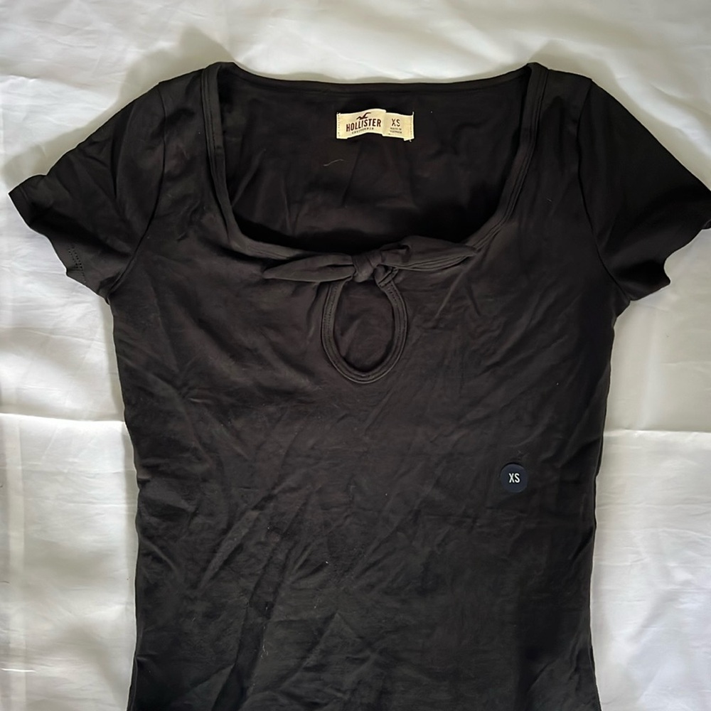Hollister Black Body Suit Shirt